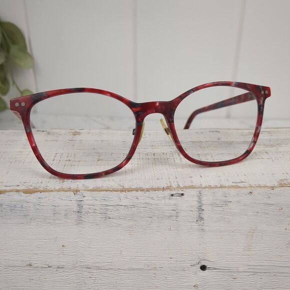 Prodesign Denmark 3607-1 c. 4124 Ruby Red Eyeglasses FRAMES ONLY 52-18-145 - Picture 1 of 12